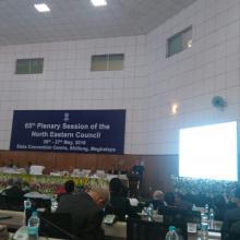 65th Plenary Session of the North Eastern Council on 26th-27th May 2016 at Shillong