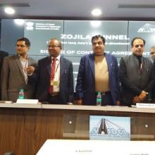 Nhidcl has Signed a Contract Agreement with IL&FS Transportation Networks Ltd. for Zojila Tunnel Project.