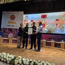 NHIDCL has been awarded Gold award by Skoch Group for INAM-Pro+, Infracon and Z-Morh Tunnel Projects on 22-06-2018 at Constitution Club Of India.