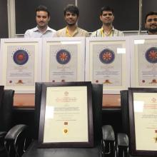 NHIDCL has been awarded Gold award by Skoch Group for INAM-Pro+, Infracon and Z-Morh Tunnel Projects on 22-06-2018 at Constitution Club Of India.