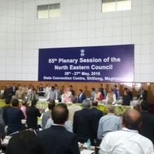 65th Plenary Session of the North Eastern Council on 26th-27th May 2016 at Shillong