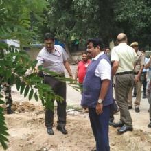 Automated Car Parking Bhumi Pujan at Transport Bhawan, New Delhi On August 9, 2016