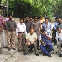 Automated Car Parking Bhumi Pujan at Transport Bhawan, New Delhi On August 9, 2016