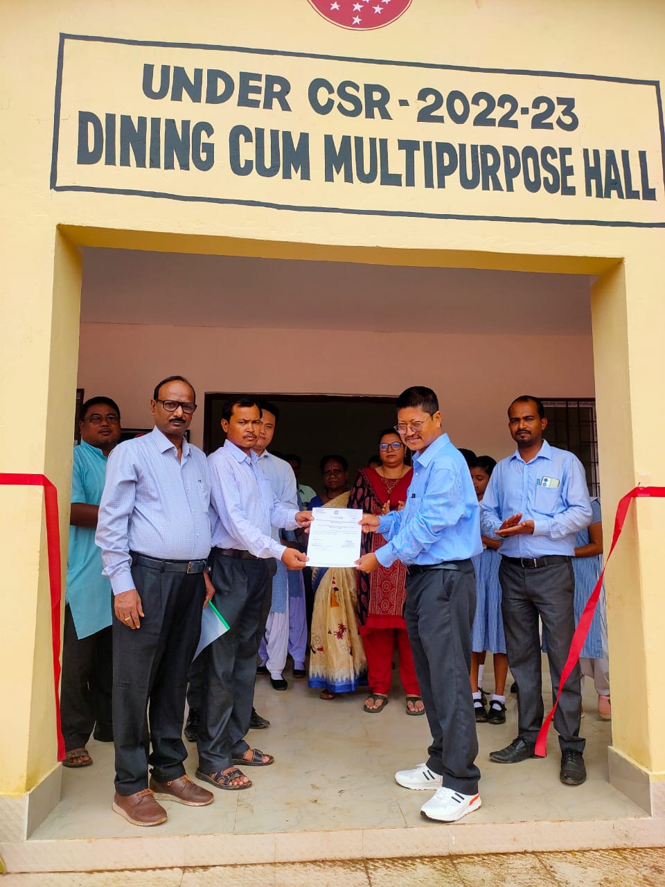 Handing Over of Dinning Hall at Rabindranagar HS School Sonamura, Tripura