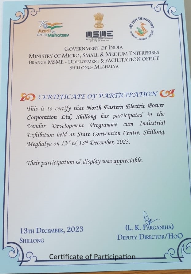 VENDOR DEVELOPMENT PROGRAMME Cum INDUSTRIAL TRAINING