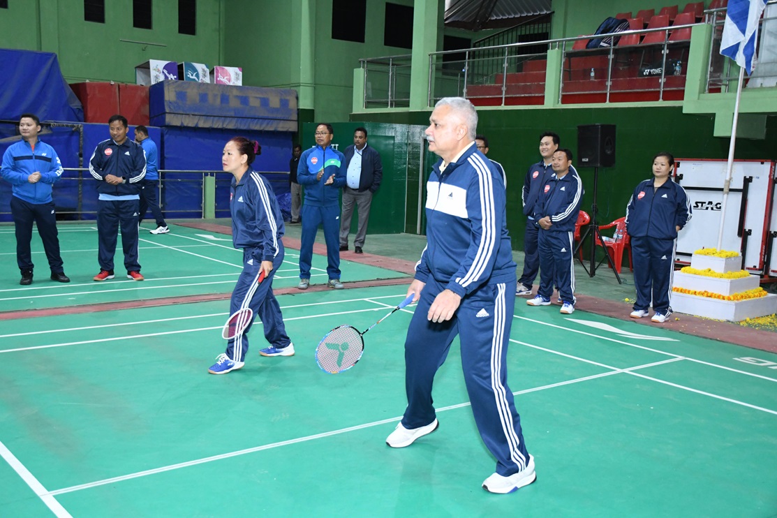 Glimpses of the Opening Ceremony of NEEPCO Inter Project Badminton Tournament held on 11.12.2023 at JN Stadium, Polo Grounds, Shillong