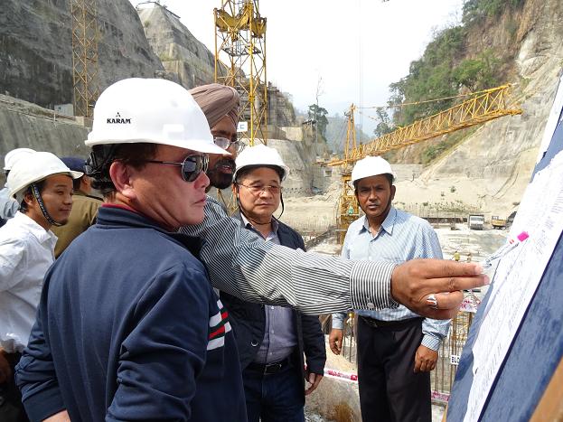 अरुणाचल प्रदेश के माननीय मुख्यमंत्री ने पीयर एच.ई. परियोजना का दौरा किया