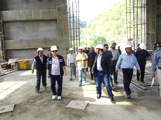 अरुणाचल प्रदेश के माननीय मुख्यमंत्री ने पीयर एच.ई. परियोजना का दौरा किया