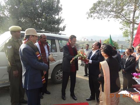 जनवरी, 2016 के दौरान टीआरएचईपी में सीएमडी की यात्रा