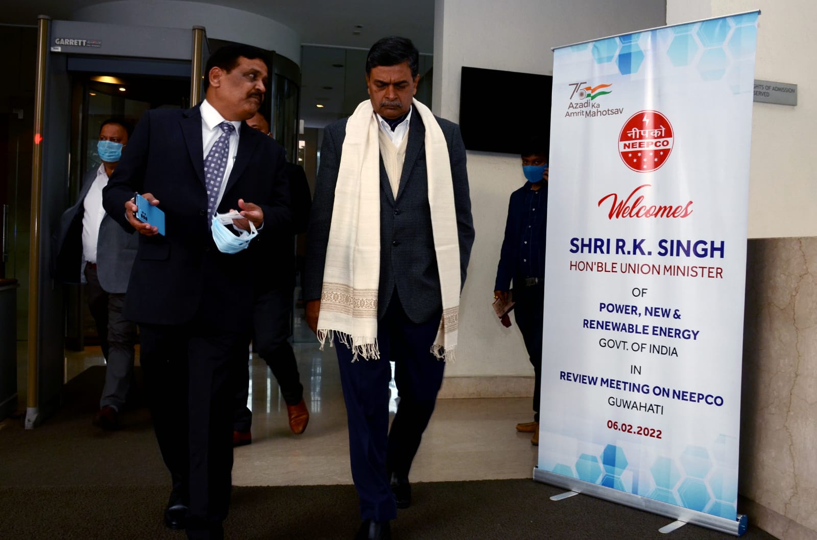 The Hon’ble Minister of Power and New & Renewable Energy, Shri R. K. Singh, chaired a detailed review meeting at Guwahati