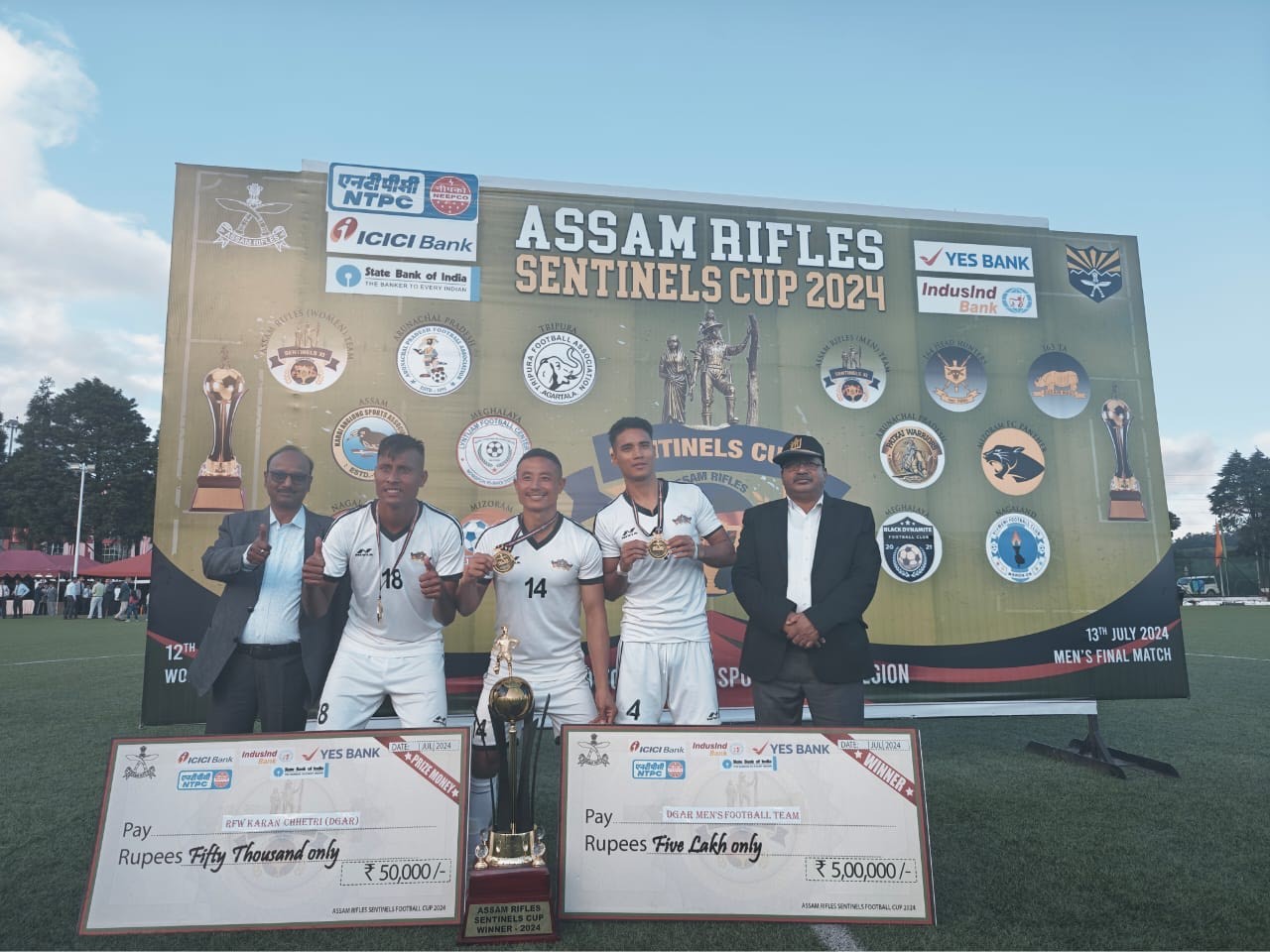 NEEPCO is proud to have sponsored the Directorate General Assam Rifles Sentinels Cup Football Tournament 2024