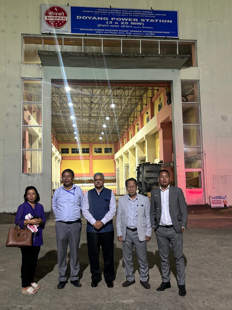 Visit of Justice Songkhupchung Serto, Hon'ble Chairman Nagaland State Human Rights Commission (NSHRC) to NEEPCO, DHPS on 13.05.2024.