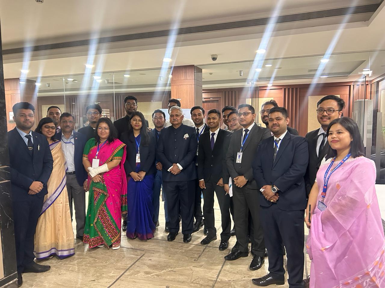 Interaction of Maj Gen RK Jha,AVSM**(Retd) Director(P) with ACS and APS Officers on 07/03/2024