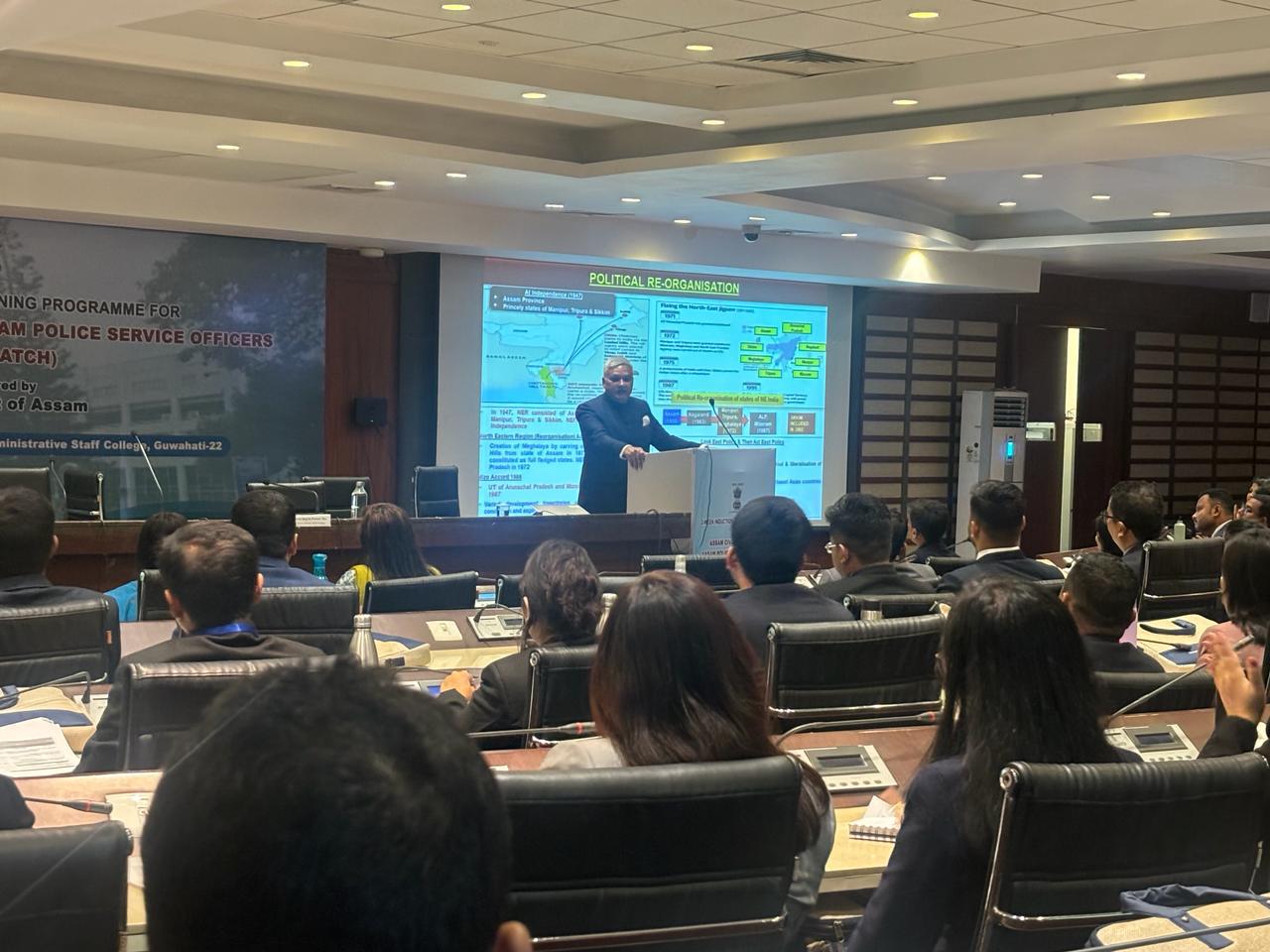 Interaction of Maj Gen RK Jha,AVSM**(Retd) Director(P) with ACS and APS Officers on 07/03/2024