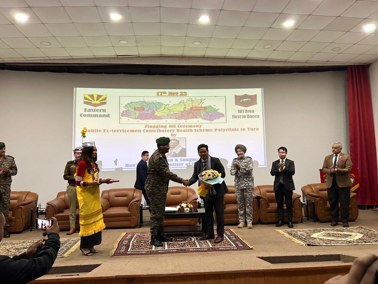 Director (Personnel), NEEPCO had the opportunity to meet Hon'ble Chief Minister of Meghalaya