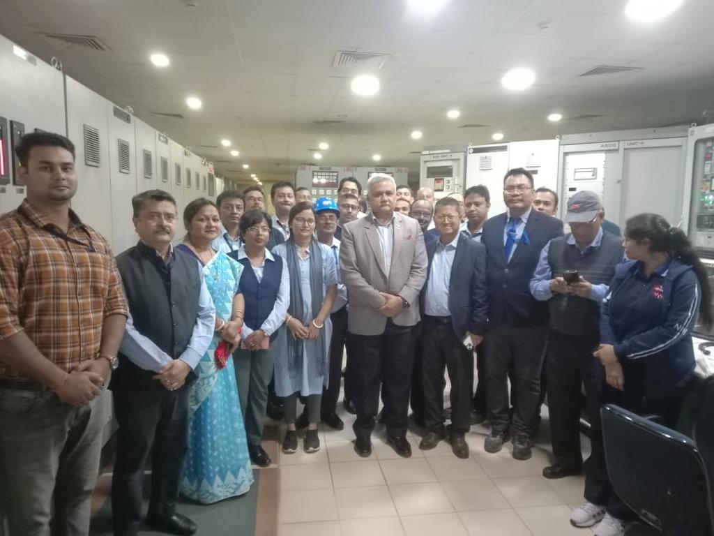 Glimpses of the visit of Director (Personnel) to Agartala Gas Based Power Station (AgGBPS), Tripura on 06.12.2023