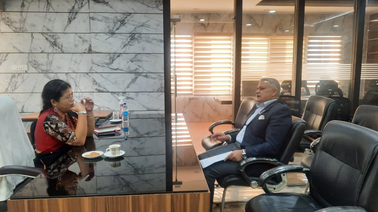 Director (Personnel) met with Smti. Nandita Garlosa, Hon'ble Minister of Power, Assam