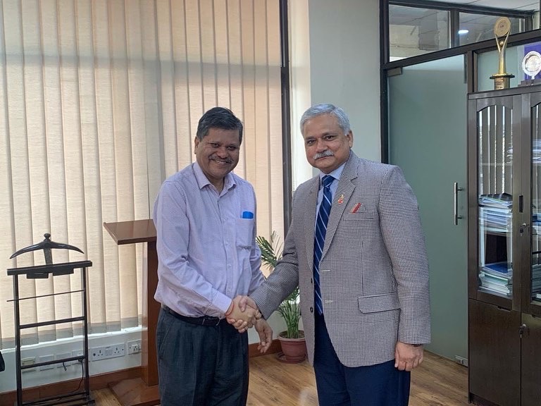 Director (Personnel), NEEPCO visited Power Finance Corporation Ltd. (PFC) and Central Electricity Regulatory Commission (CERC)