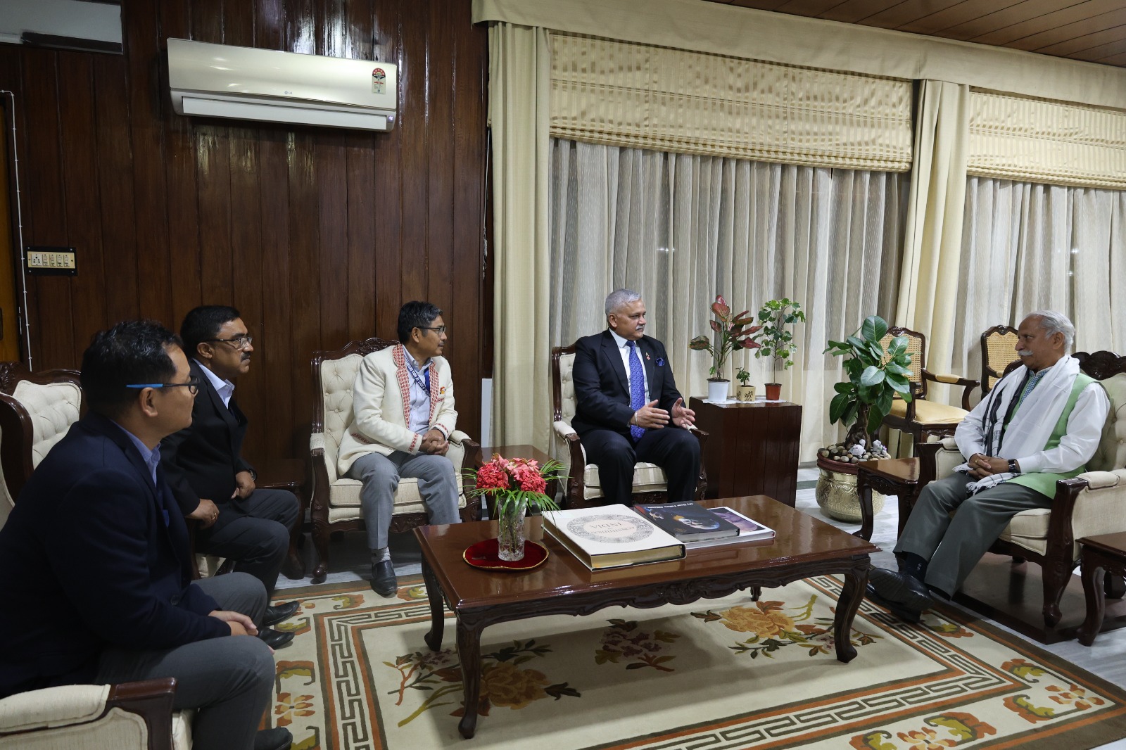 Director (P) concluded his official visit to Arunachal Pradesh after paying a courtesy call to His Excellency Governor of Arunachal Pradesh