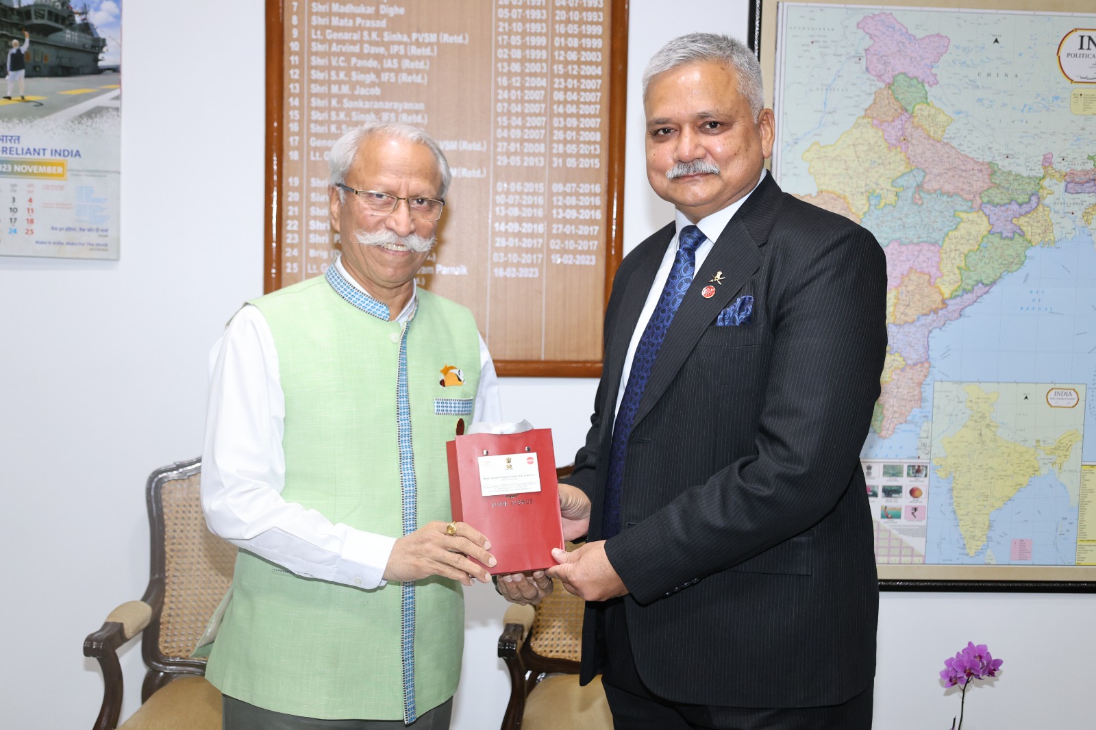 Director (P) concluded his official visit to Arunachal Pradesh after paying a courtesy call to His Excellency Governor of Arunachal Pradesh