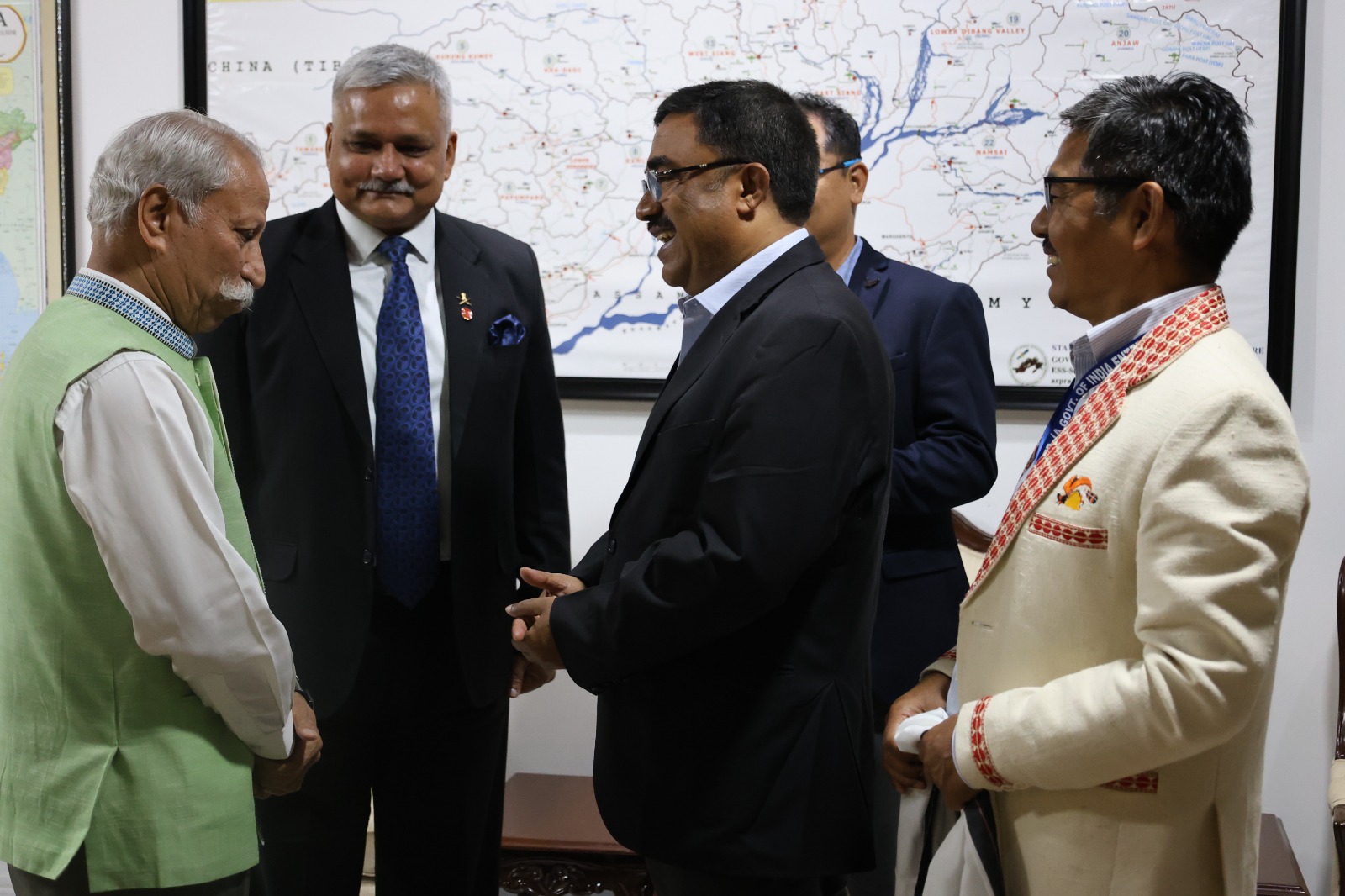 Director (P) concluded his official visit to Arunachal Pradesh after paying a courtesy call to His Excellency Governor of Arunachal Pradesh