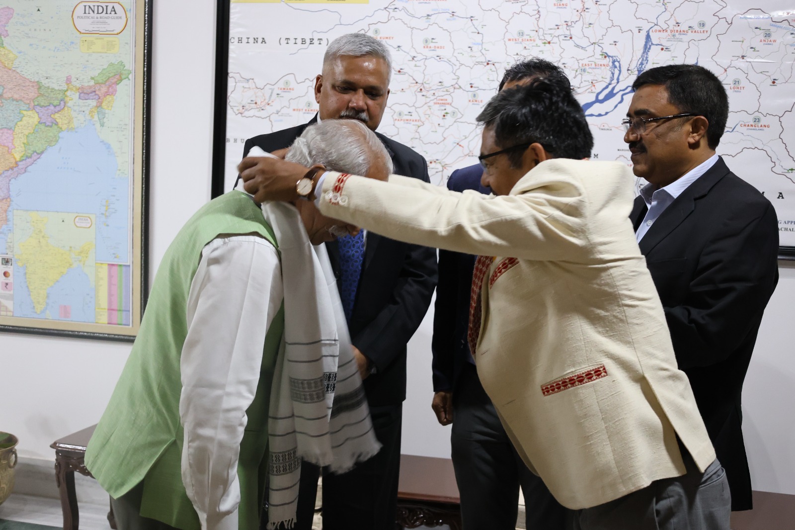 Director (P) concluded his official visit to Arunachal Pradesh after paying a courtesy call to His Excellency Governor of Arunachal Pradesh