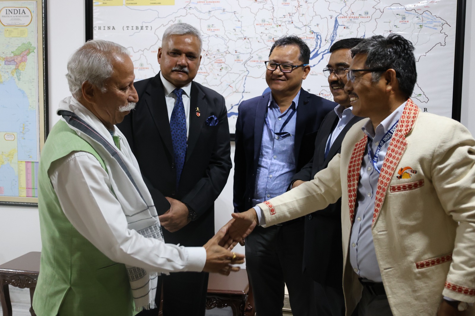 Director (P) concluded his official visit to Arunachal Pradesh after paying a courtesy call to His Excellency Governor of Arunachal Pradesh