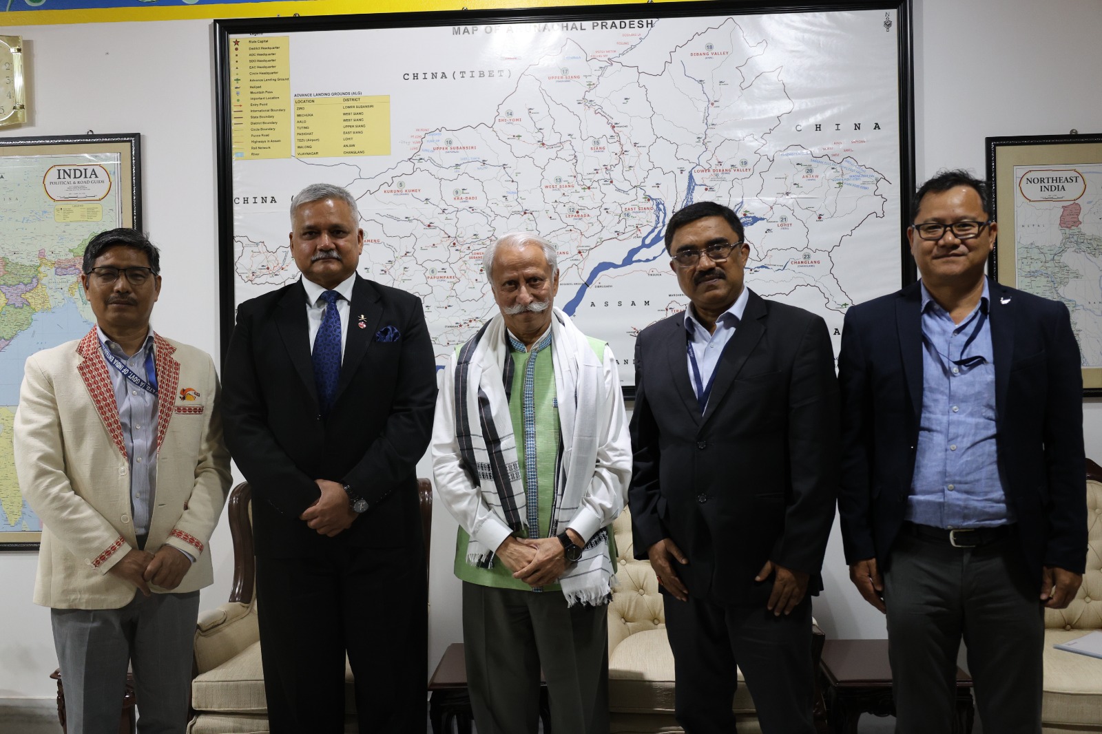 Director (P) concluded his official visit to Arunachal Pradesh after paying a courtesy call to His Excellency Governor of Arunachal Pradesh