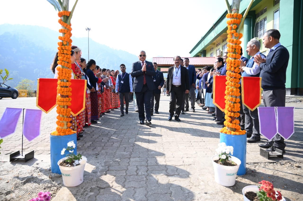 Glimpses of the visit of Major General Rajesh Kumar Jha, AVSM (Retd) , Director (P) and Smti Anupama Jha  to Kameng Hydro Power Station, NEEPCO, Arunachal Pradesh from 09.01.2024 to 12.01.2024