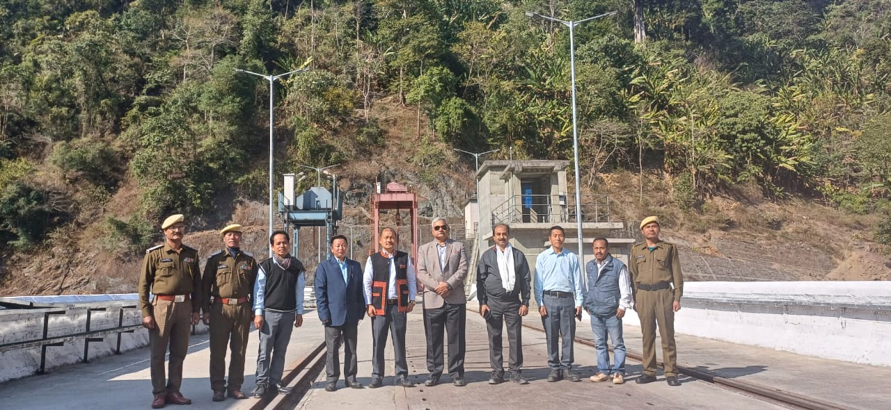 Glimpses of the visit of Major General Rajesh Kumar Jha, AVSM (Retd) , Director (P) and Smti Anupama Jha  to Kameng Hydro Power Station, NEEPCO, Arunachal Pradesh from 09.01.2024 to 12.01.2024