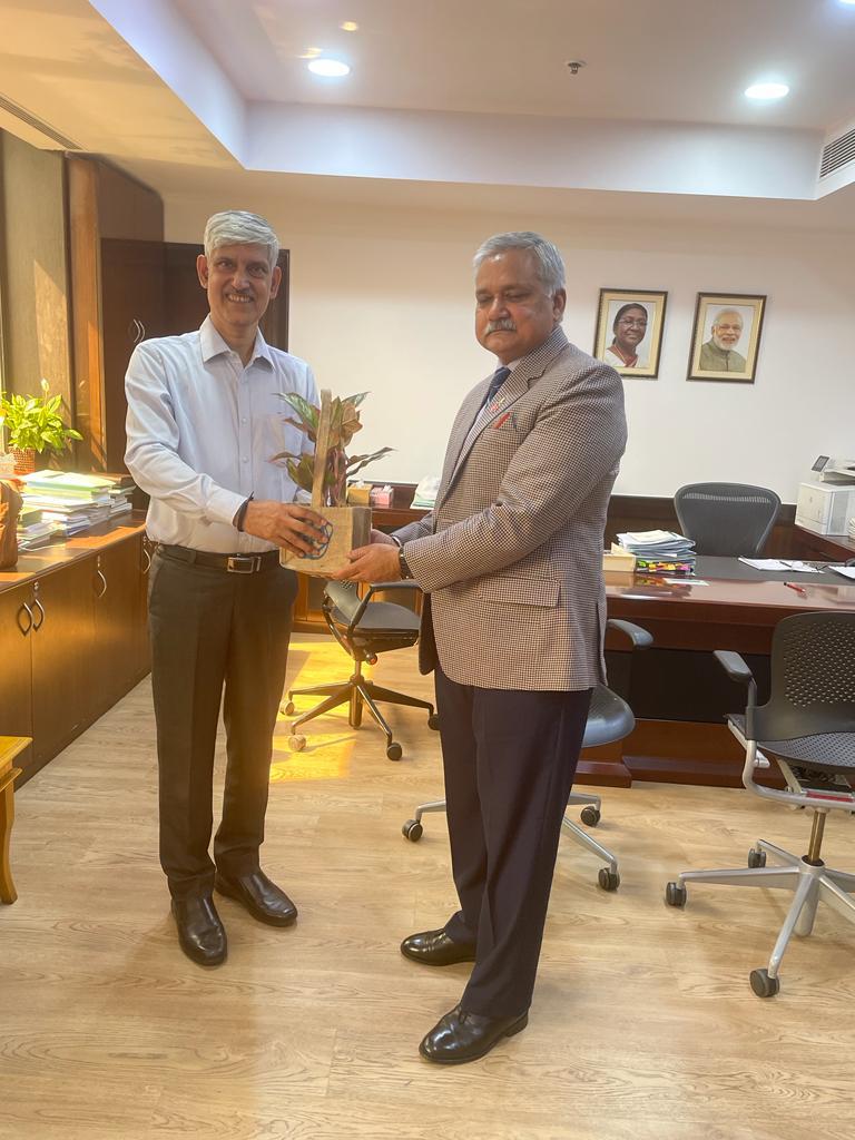 Director(Personnel),NEEPCO on his official visit to Delhi on 26.10.23