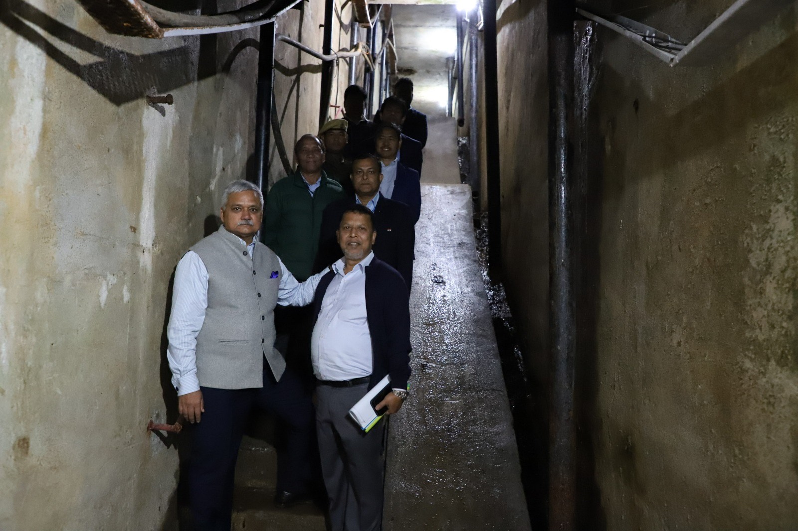 Glimpses of the maiden visit of Major General R.K.Jha,AVSM (Retd.), Director (P) to Panyor Lower Hydro Power Station