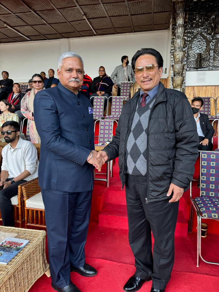 Director (Personnel) interacted with Hon'ble Minister of Power, Parliamentary Affairs Nagaland at Kohima on 04.12.2023