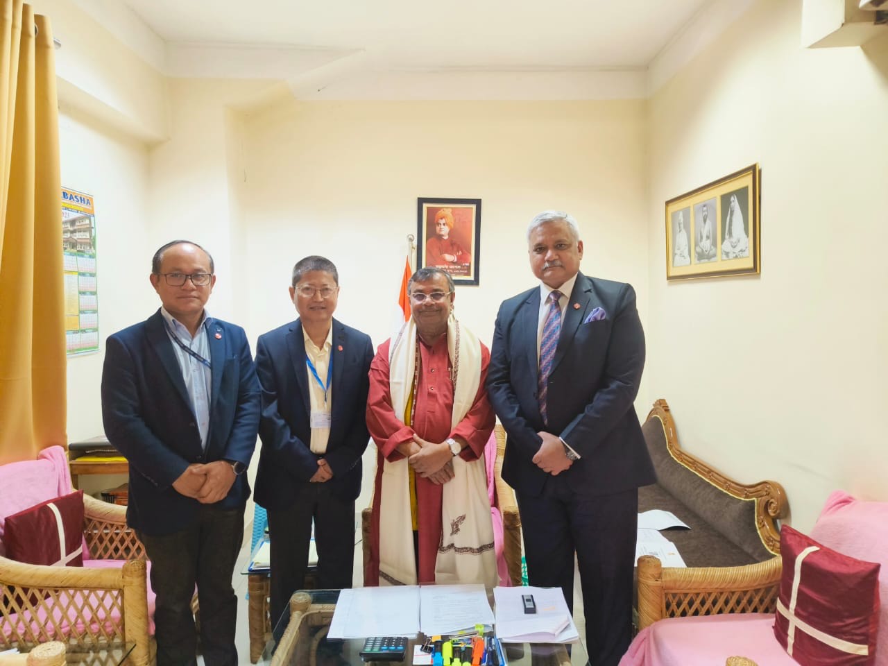 Glimpses of Director (Personnel) paying courtesy call to Hon’ble Minister of Power, Tripura at Agartala on 07.12.2023