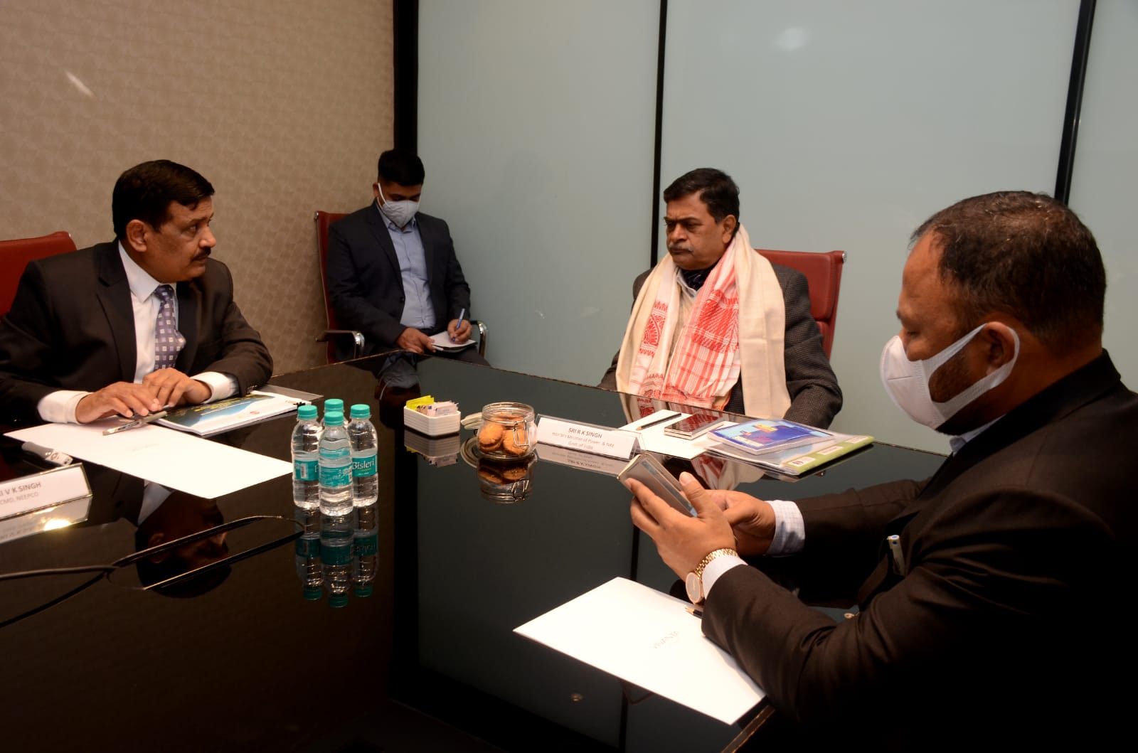 The Hon’ble Minister of Power and New & Renewable Energy, Shri R. K. Singh, chaired a detailed review meeting at Guwahati