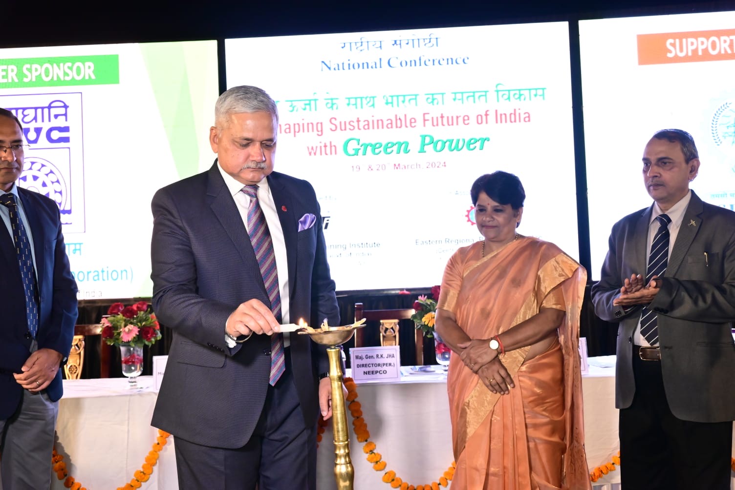 NEEPCO shines bright at the Inaugural Ceremony of the National Conference on "Shaping a Sustainable Future of India with Green Power"