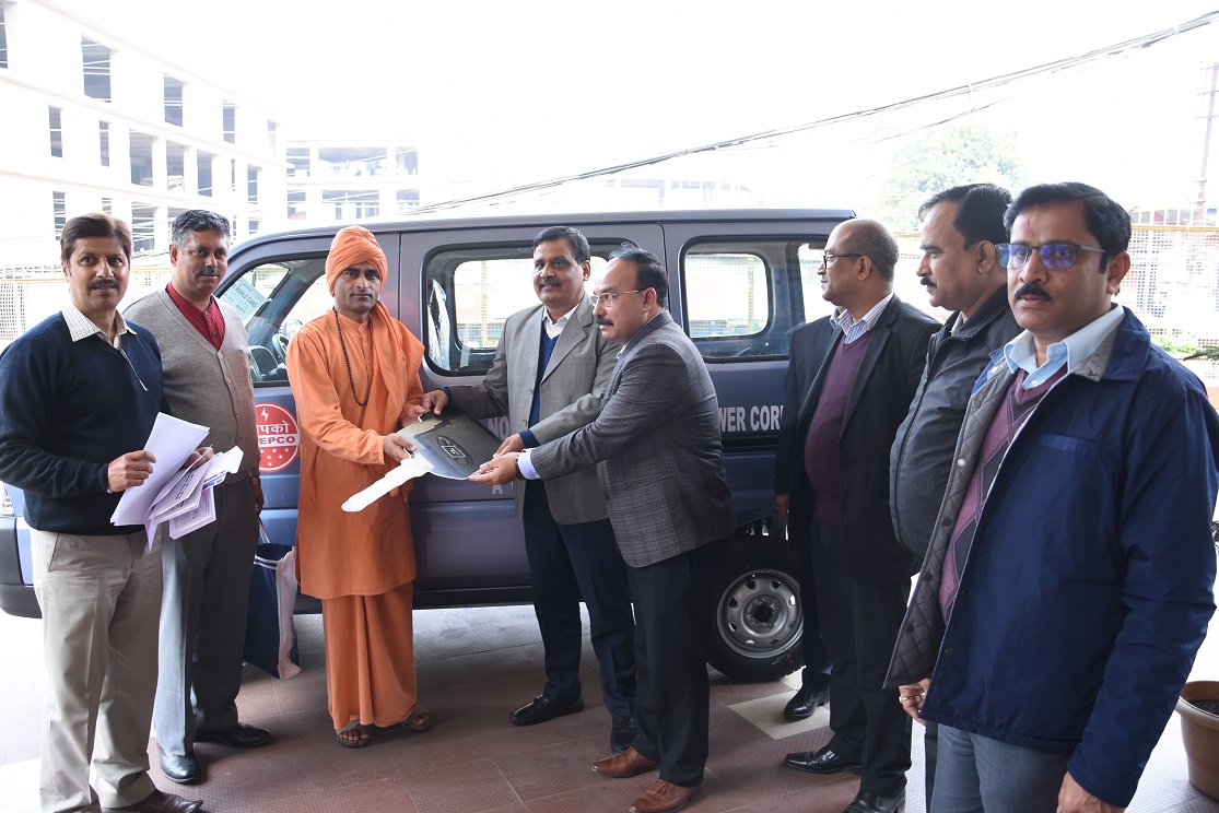 Handing over of Medical Utility Vehicle by Shri V.K.Singh, CMD to Bharat Sevashram Sanhga on20.02.2020