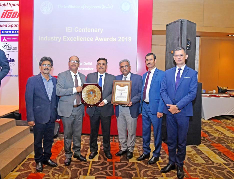 The Institution of Engineers (India) awarded NEEPCO