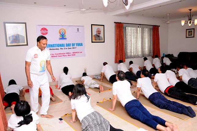 On the occasion of New Year, Director (Personnel) addressed the employees of NEEPCO