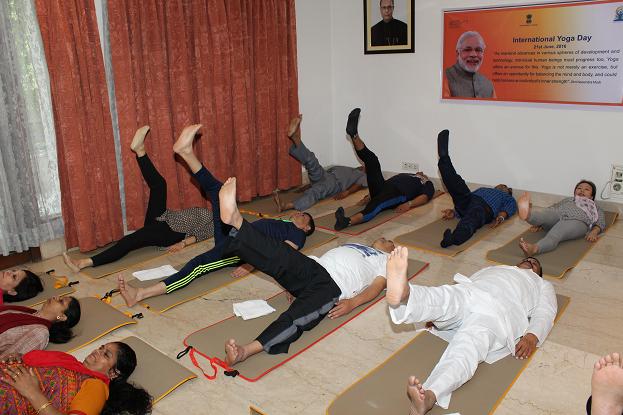 YOGA Camp at Coordination Office, Delhi