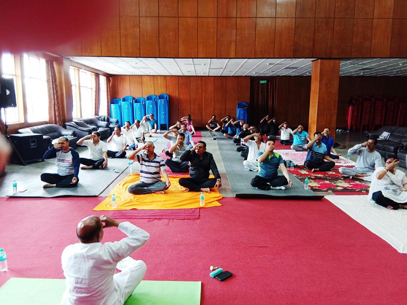5th International Day of Yoga 2019 observed in NEEPCO