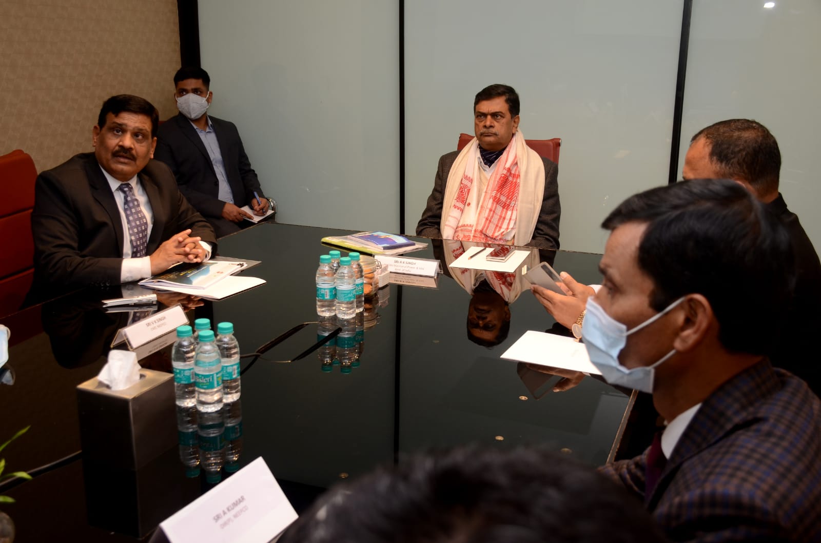 The Hon’ble Minister of Power and New & Renewable Energy, Shri R. K. Singh, chaired a detailed review meeting at Guwahati