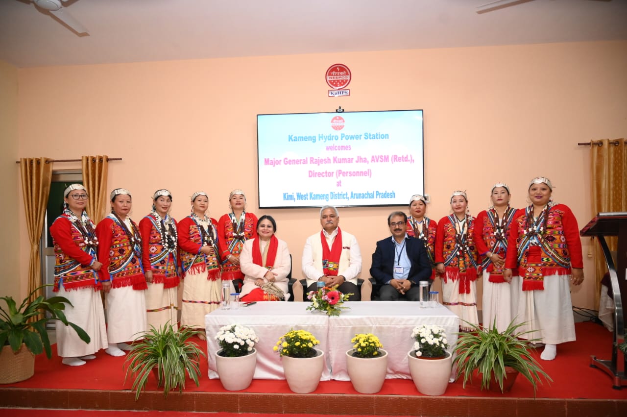 Director (Personnel) visited Kameng Hydro Power Station, NEEPCO, Arunachal Pradesh on 09.01.24