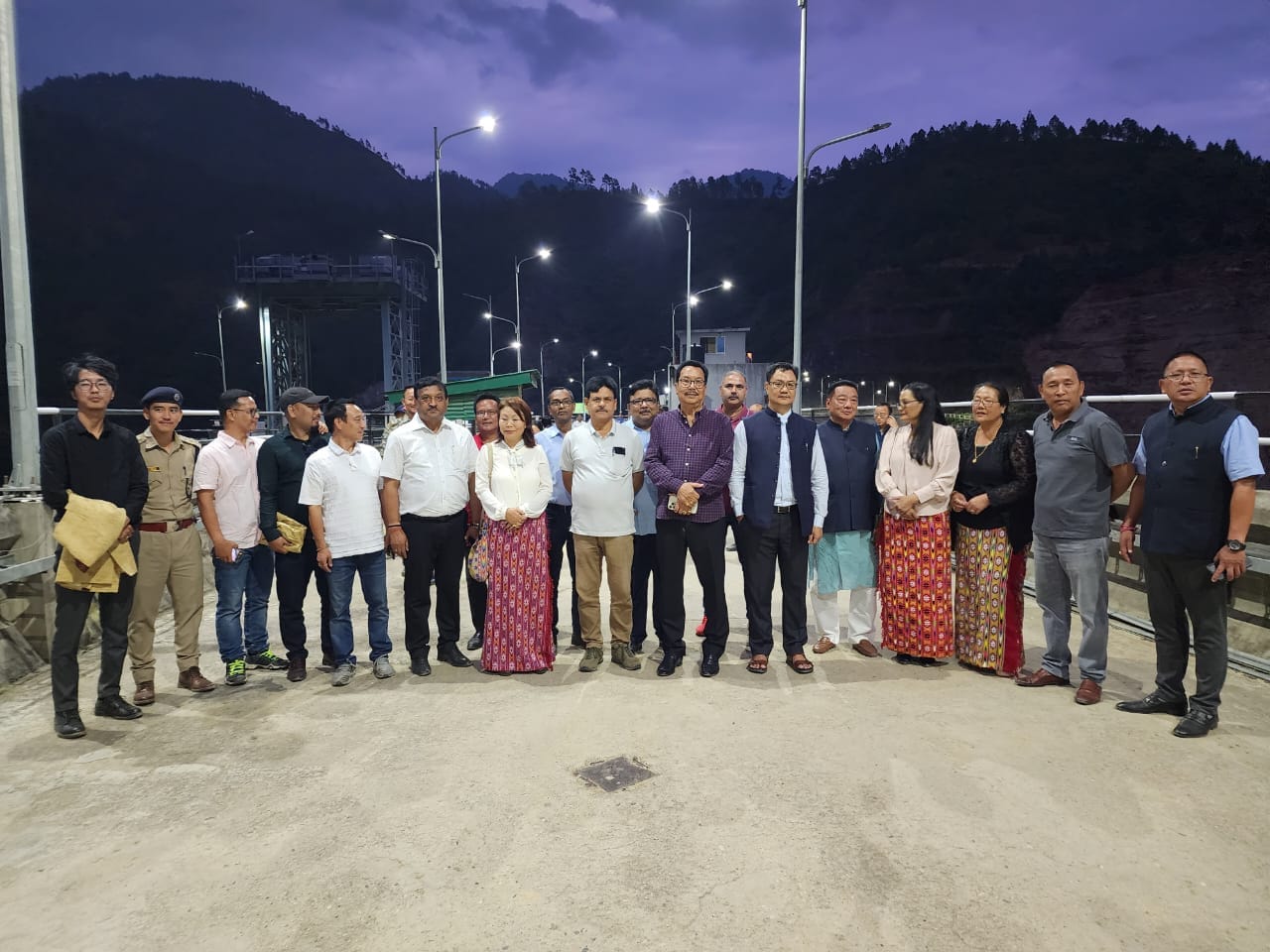 Hon'ble Deputy Chief Minister of Arunachal Pradesh visited Bichom Dam Complex of 600MW KaHPS