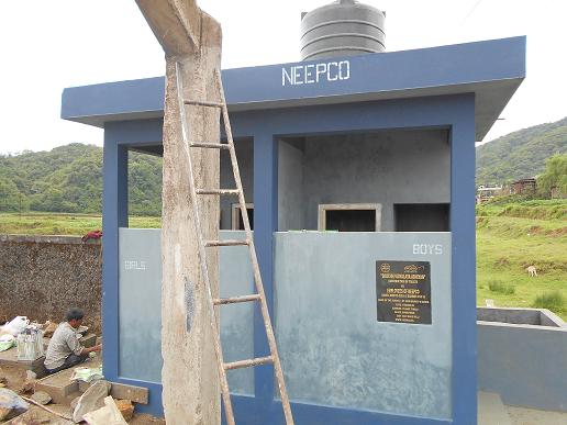 Toilet at St. John Vianney’s School, Tyrsad