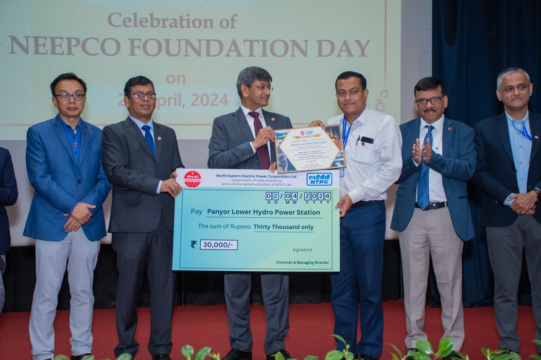 The entire NEEPCO family celebrate its 49th Foundation Day on 2nd April, 2024