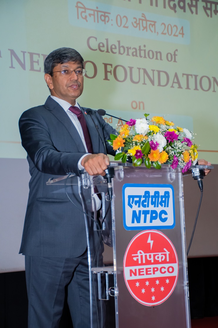 The entire NEEPCO family celebrate its 49th Foundation Day on 2nd April, 2024