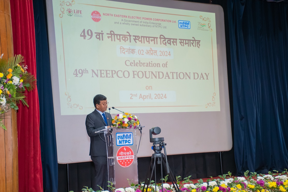 The entire NEEPCO family celebrate its 49th Foundation Day on 2nd April, 2024
