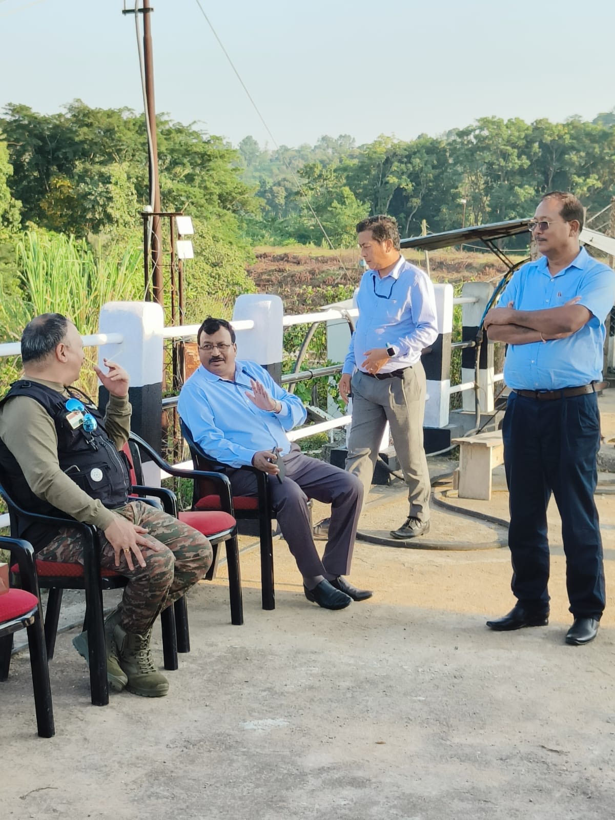 Major General Gagan Deep, Additional Director General, NCC Directorate, NER  along with a team of NCC cadre visited KHPS on 07/11/23
