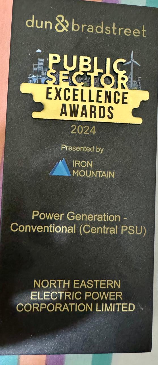 NEEPCO won the Dun & Bradstreet PSU Excellence Awards 2024